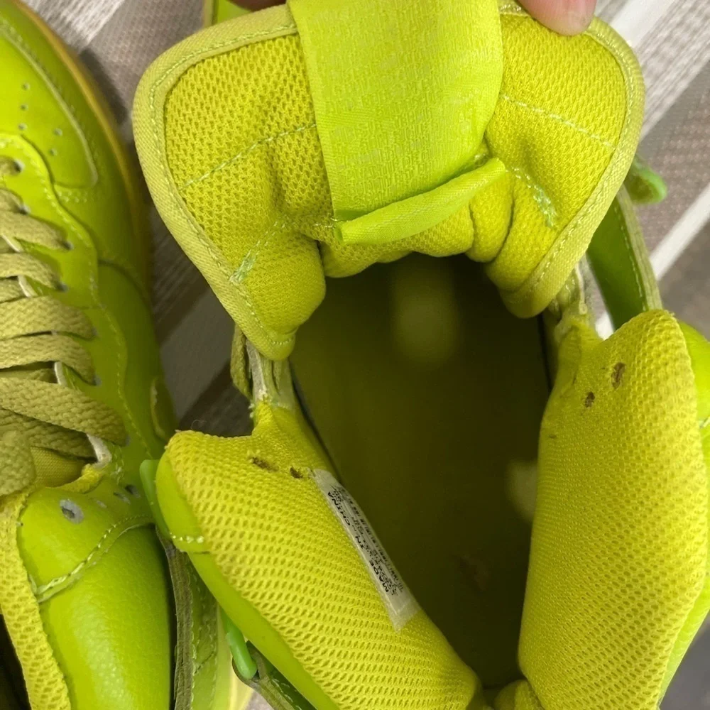 Nike Men's High-Top Sneakers Lime Green